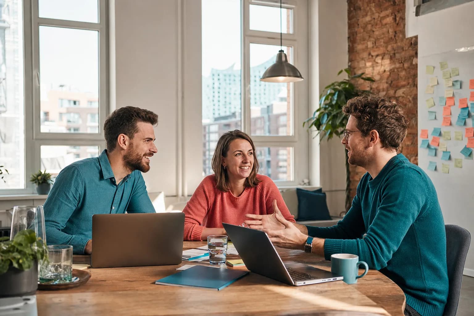 Das Praxishafen-Team im Braunschweiger Office